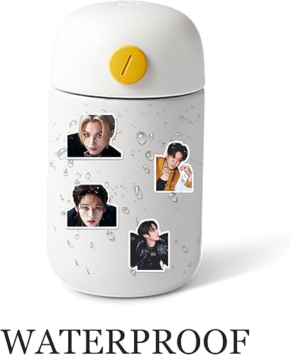 Miniatura 6 de 88 calcomanías Kpop, calcomanías coreanas de Kpop Boy Group para niñas, niños, adolescentes y adultos, calcomanías de vinilo impermeables para