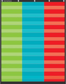 Teacher Created Resources 3 Column Pocket Chart 34" x 44" (TCR20324)