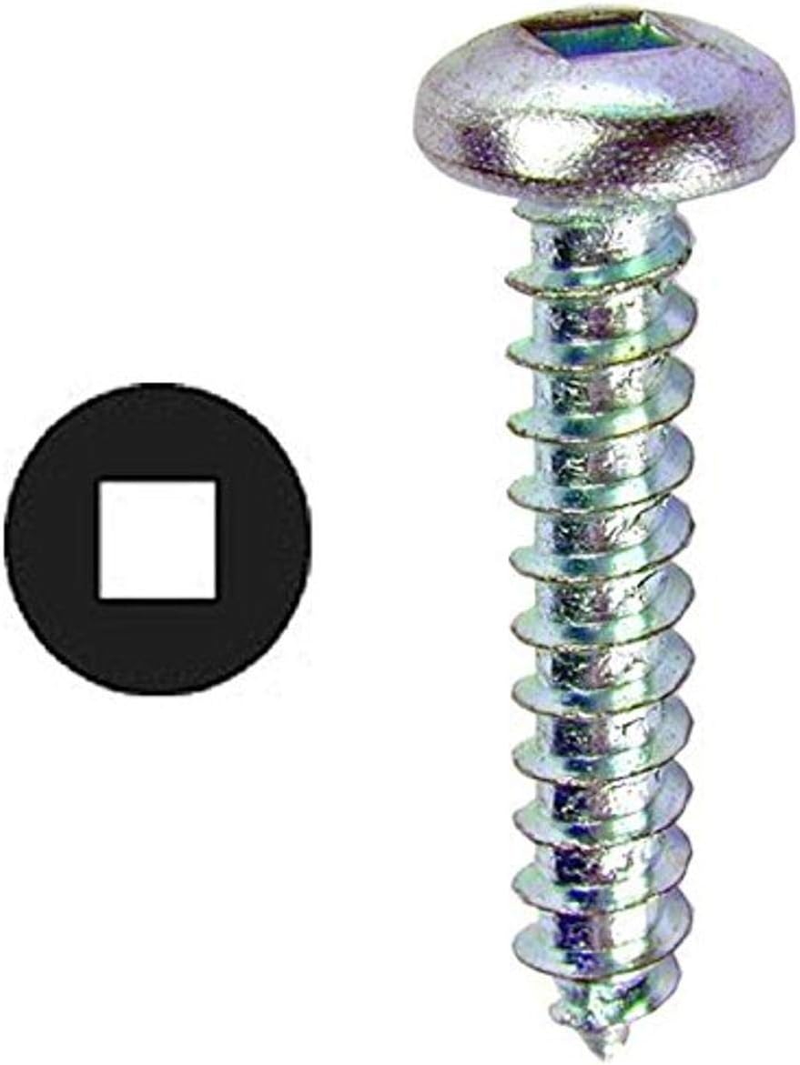 L.H. Dottie DDSMS812 Sheet Metal Screw Pan Head, Square, No