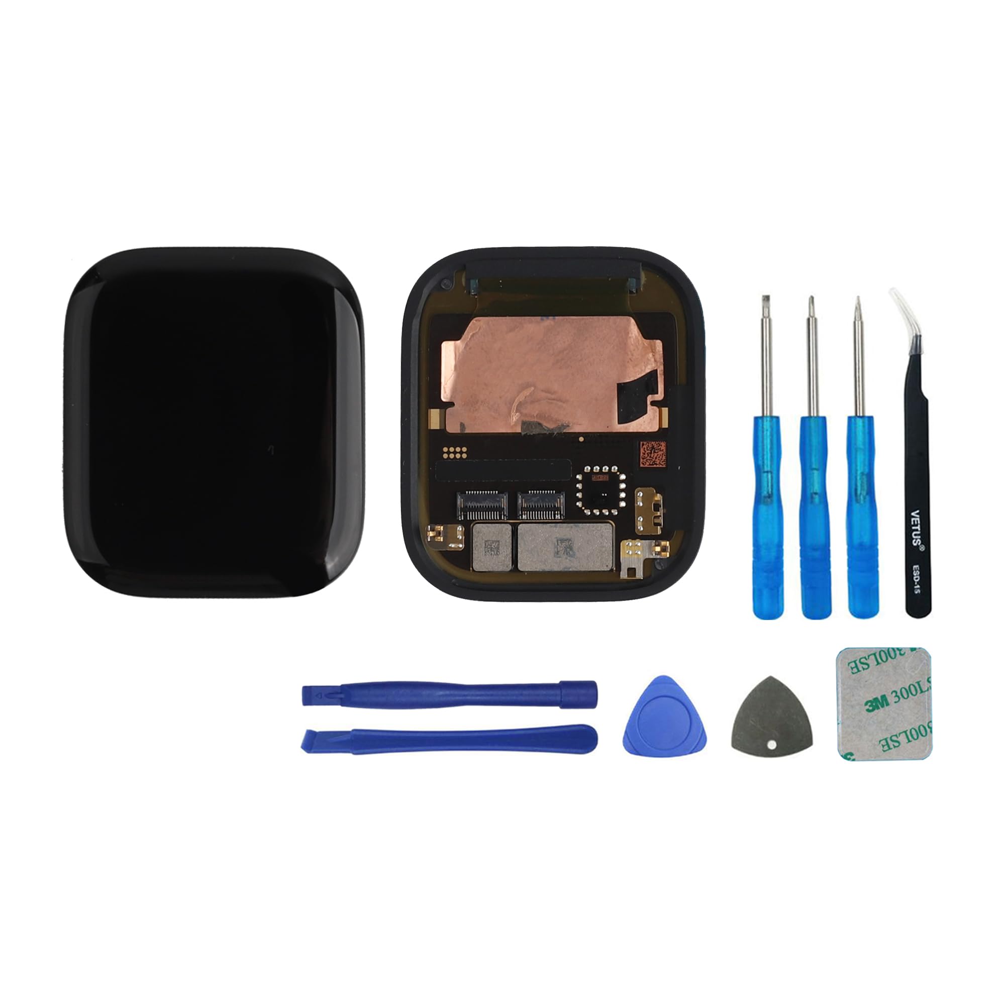 Écran LCD Apple Watch 10/11 résout problème affichage noir boîtier 42 mm