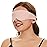 ALASKA BEAR Sleep Mask for Side Sleepers Patented Design, Cup-Shaped and Extra-Soft, 100 Blackout Eye Mask Shades Cover for Men and Women Home or Travel, Machine Washable, Pink