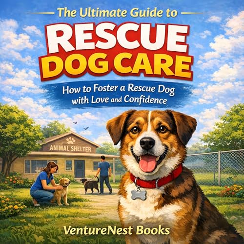 The Ultimate Guide to Rescue Dog Care Audiolibro Por VentureNest Books arte de portada
