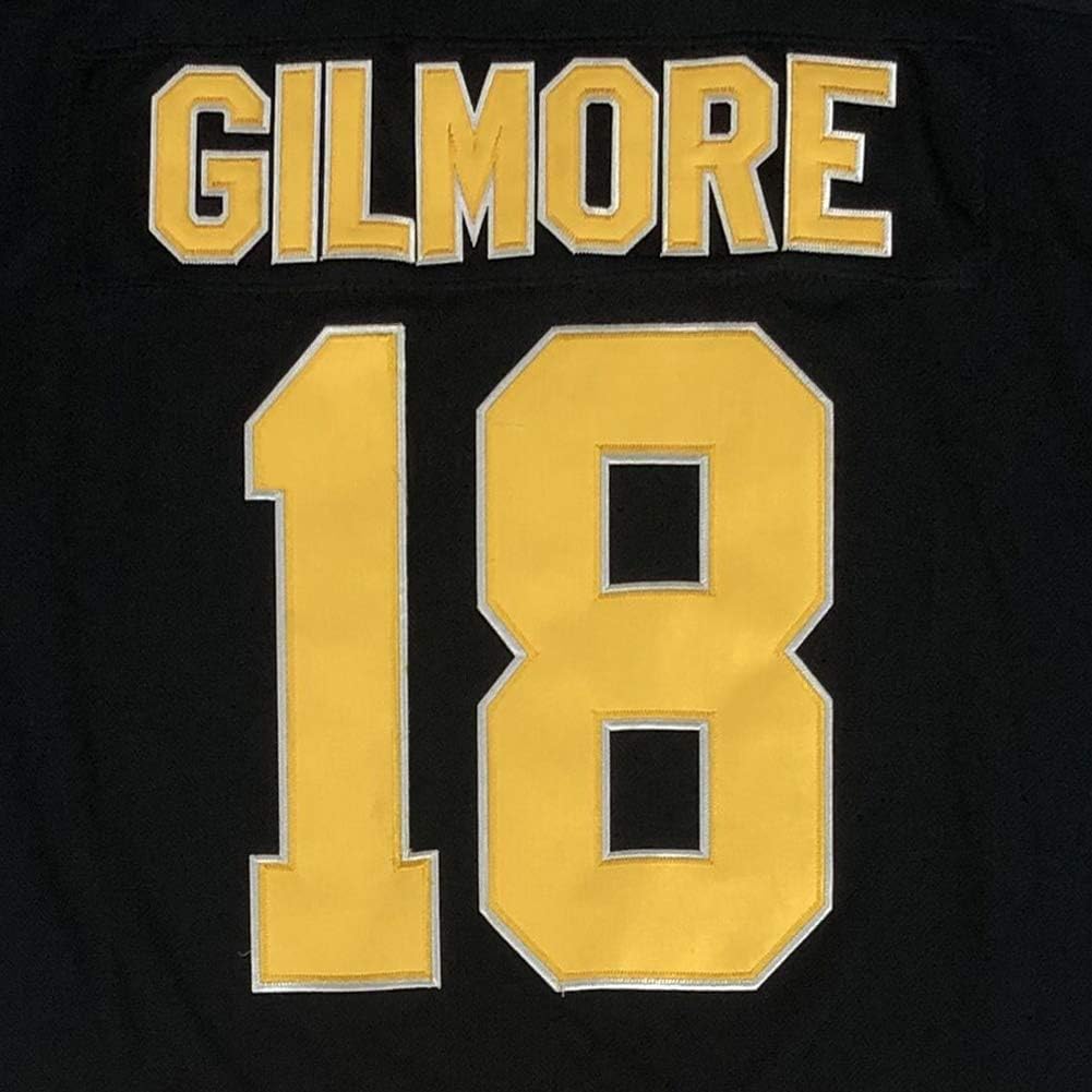 Men's #18 Happy Gilmore 1996 Movie Adam Sandler Ice Hockey Jersey Stitched - Image 5