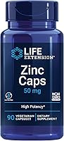 Vista 5 de Life Extension Tapas de magnesio, 500 mg, óxido de magnesio, citrato, succinato, salud cardíaca y tapas de zinc, zinc 50 mg, citrato de zinc, apoyo