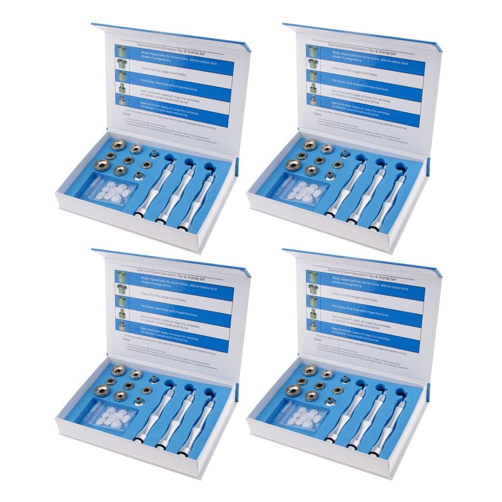 4x 9 Tipps 3 Zauberstäbe Baumwollfilter Diamant Mikrodermabrasion