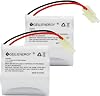 7.2V Battery Replacement Compatible with Shark XB2950 V2950 V2950A V2945Z V2945 Floor & Carpet Sweeper 2 Pack