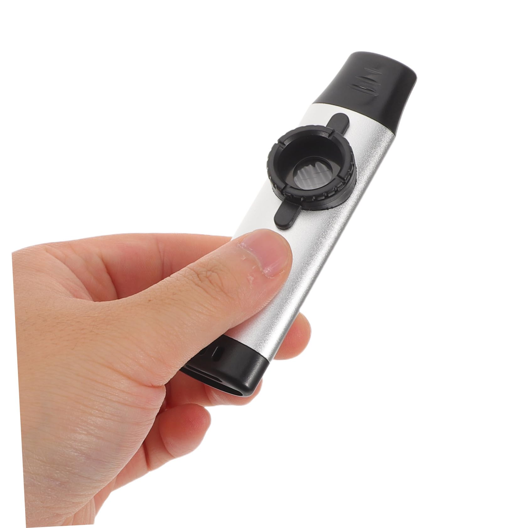 Kazoo Mini Instrumento para Principiantes Electrónico Modelo 83 Plata
