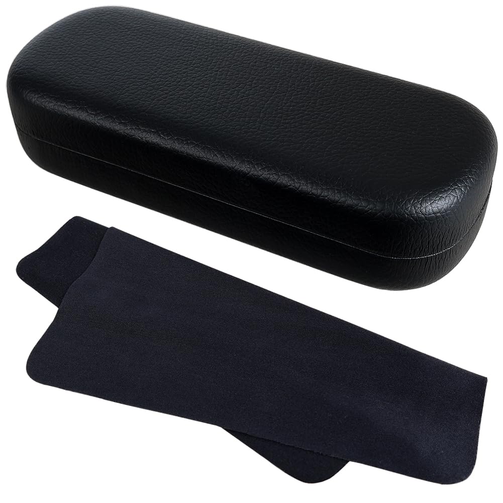 Stylish Printed&Themed Hard Shell Eye glasses Case for Girls Kids Women Men With Cleaning Cloths Protective Sunglasses Case-image-19