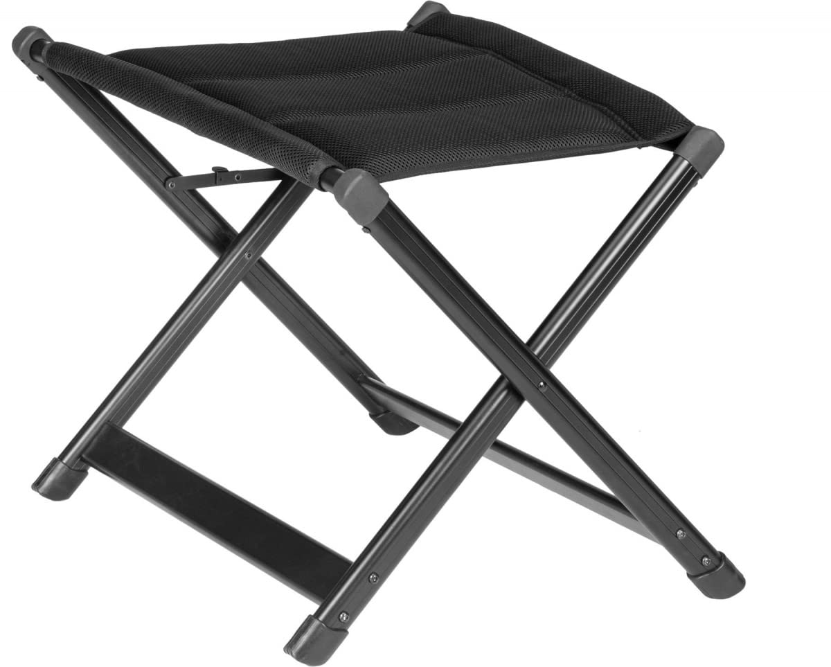 BRUNNER 0404073N.C09 Aravel 3D Standalone Footrest, Poggiapiedi Autoportante con Telaio in Alluminio e Materiale Full-3D, Colore Nero, Portata 100 kg