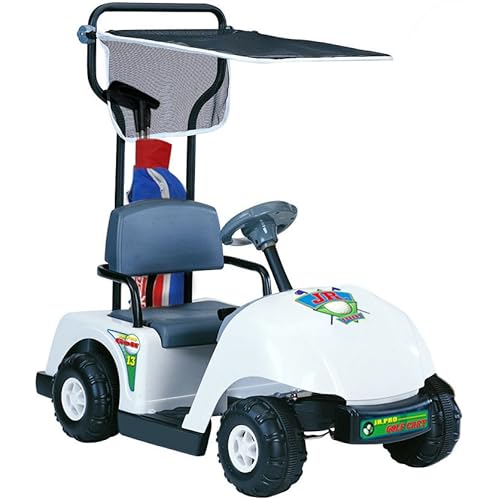 Kid Motorz Junior 6V Pro Golf Cart Ride-On, White