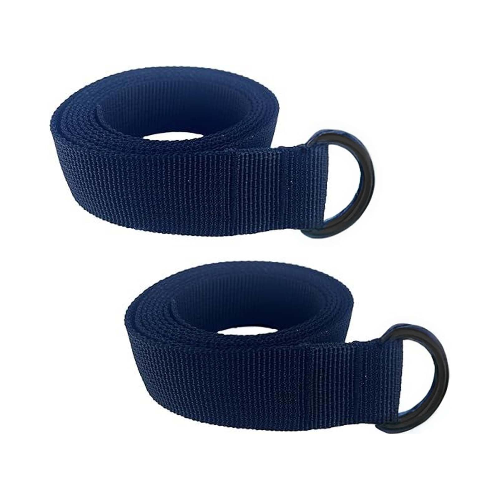 Web Football Belt with Two Stainless Steel D Rings 52 Football Pants Belt for Men Women Kids Youth