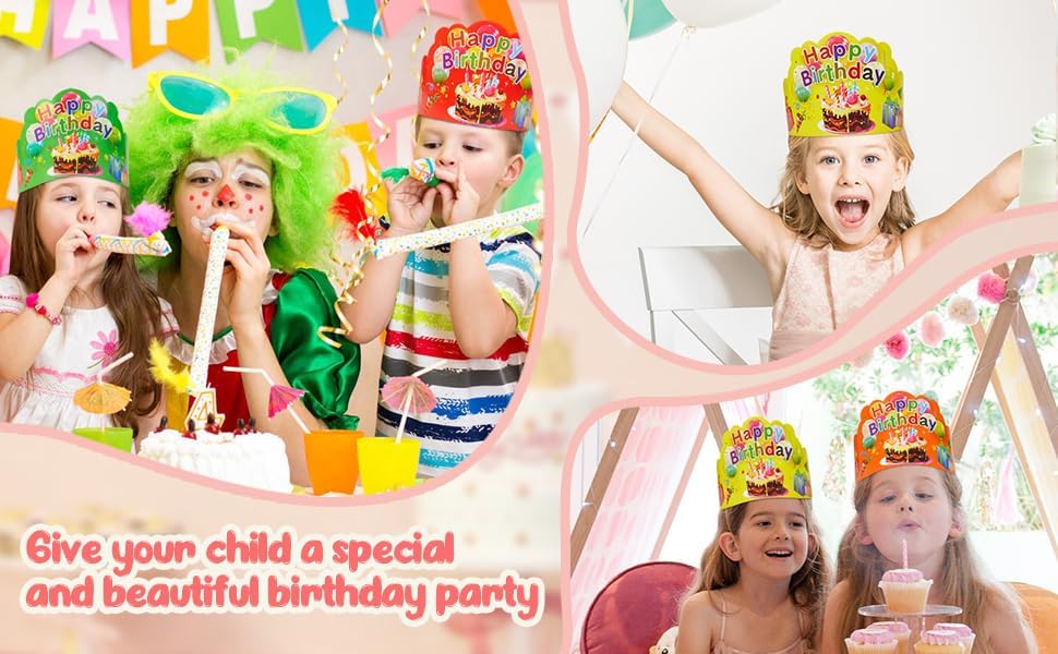 Miniatura 8 de Prejun Coronas de cumpleaños para aula, sombreros de cumpleaños para niños, coronas de cumpleaños, sombreros de fiesta para niños, aula, escuela,