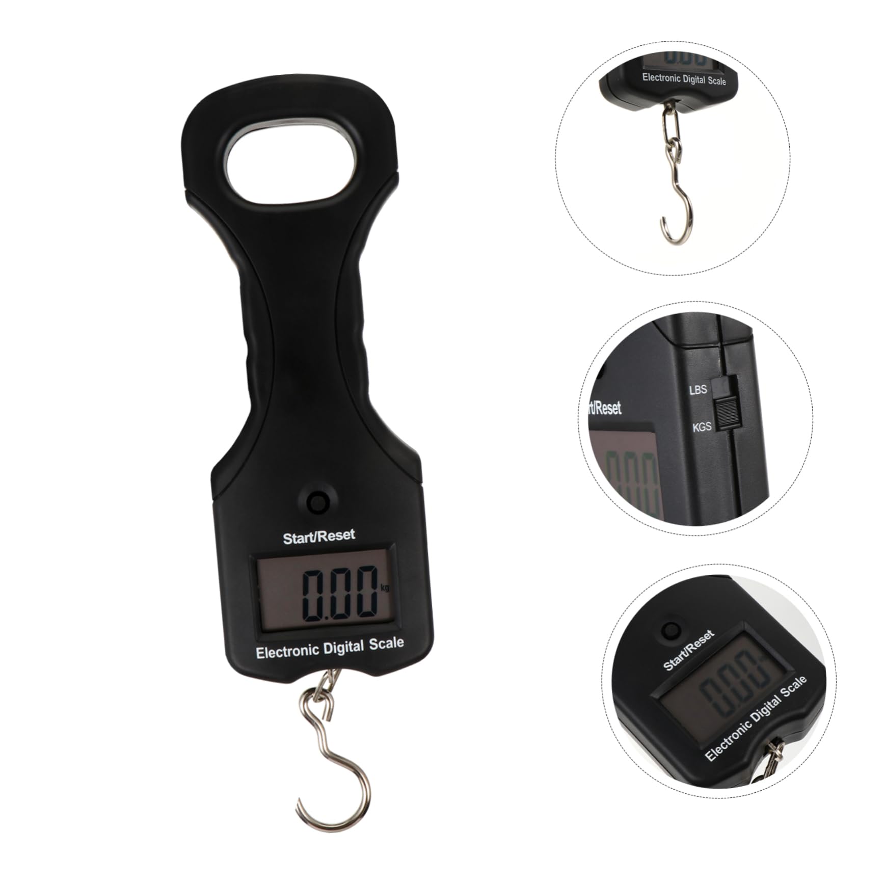 Báscula Colgante Digital para Equipaje 30kg Diseño Ingenioso y Plástico Resistente, Portátil y Fácil de Llevar para Viajes y Uso Diario