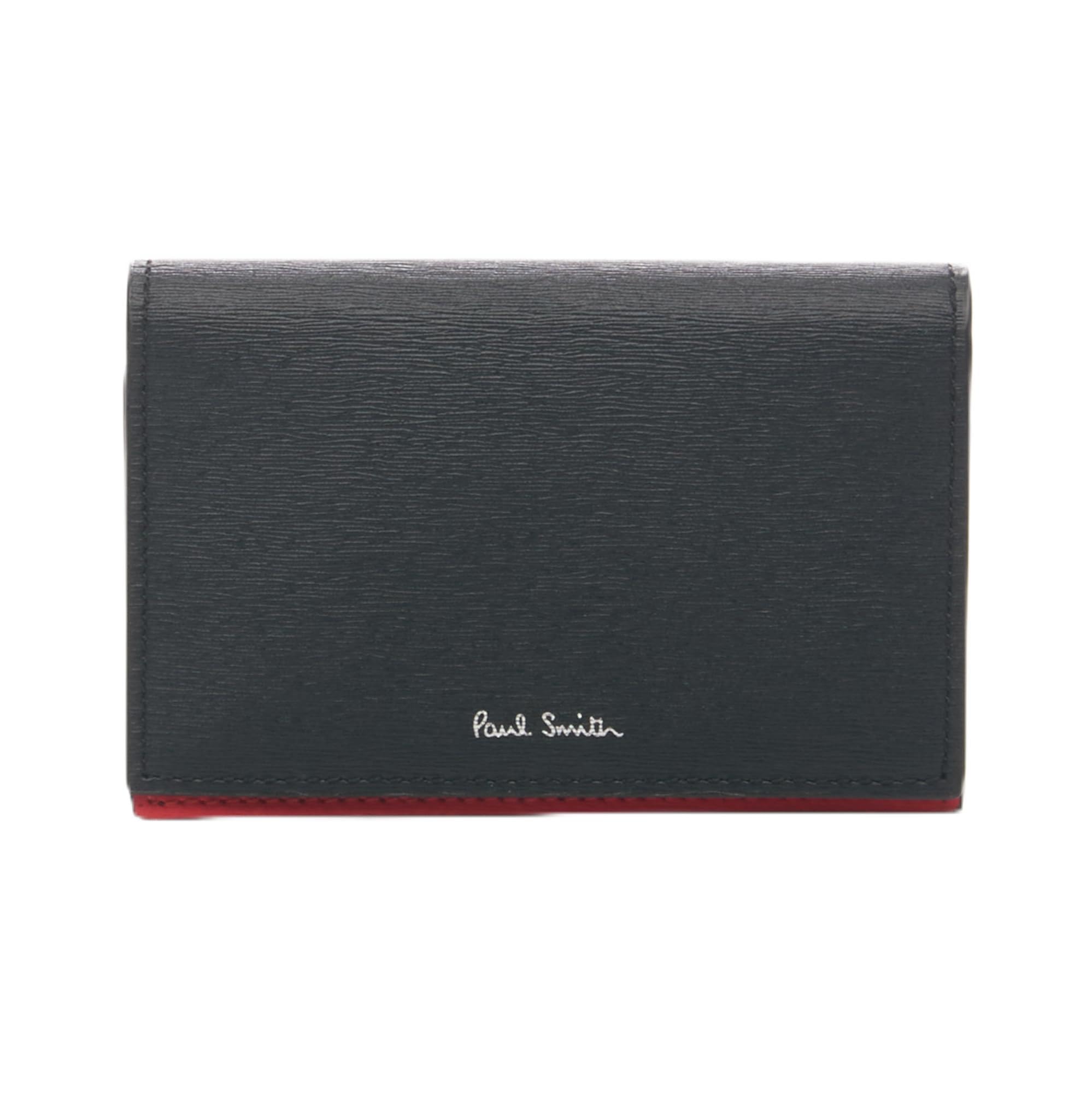 폴 스미스 7782X ASTRGS 블랙 레드 카드 케이스 블랙 레드 원 사이즈-Freehip.co.kr