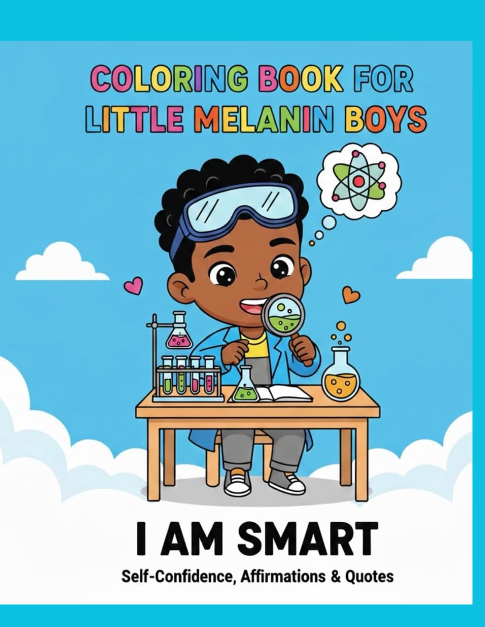 Coloring Book for Little Melanin boy