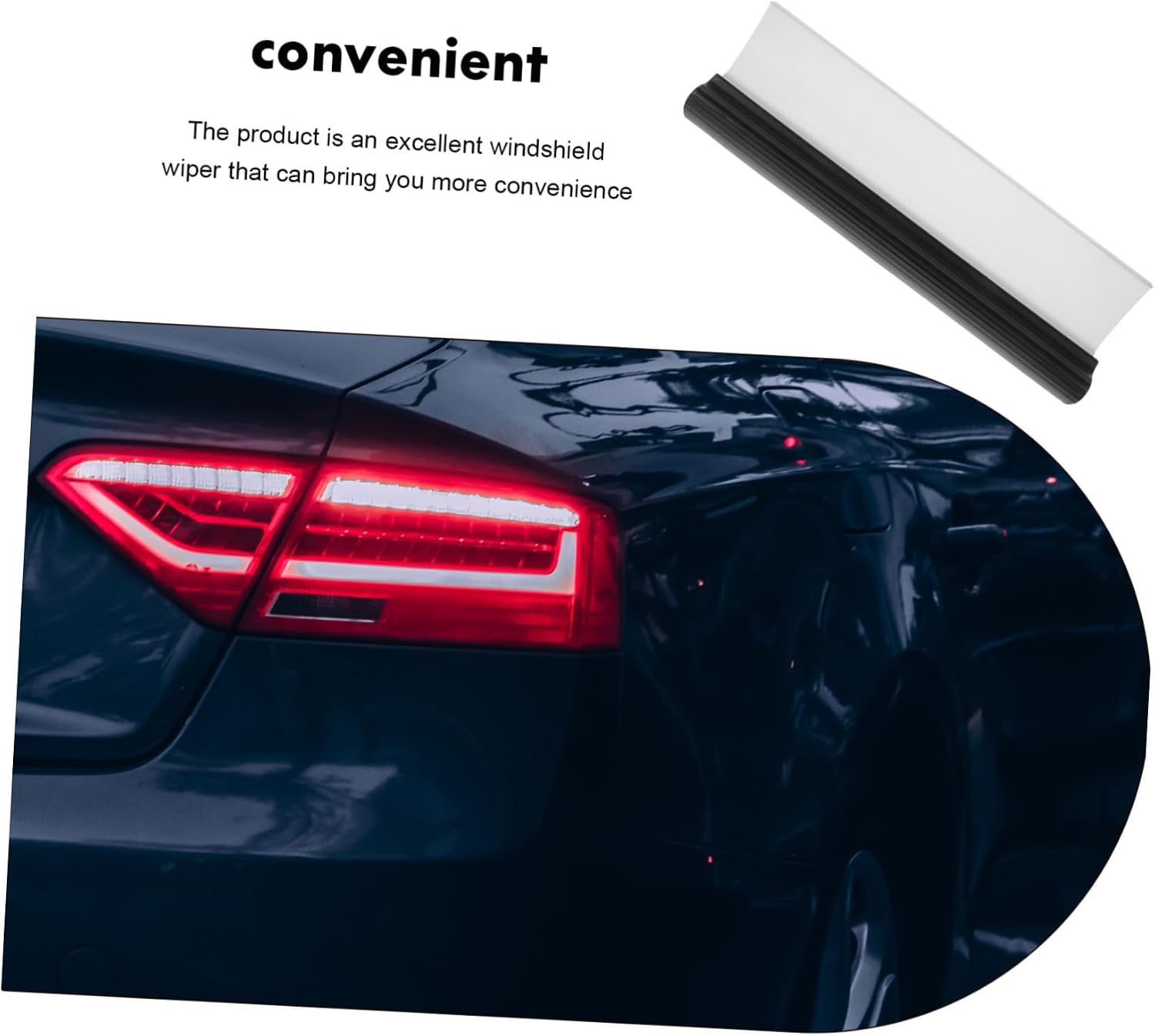 Car Windshield Squeegee Tool Wiper for Cleaning of Car Windows Mirrors and Home Surfaces Lightweight Durable Design for Easy Storage