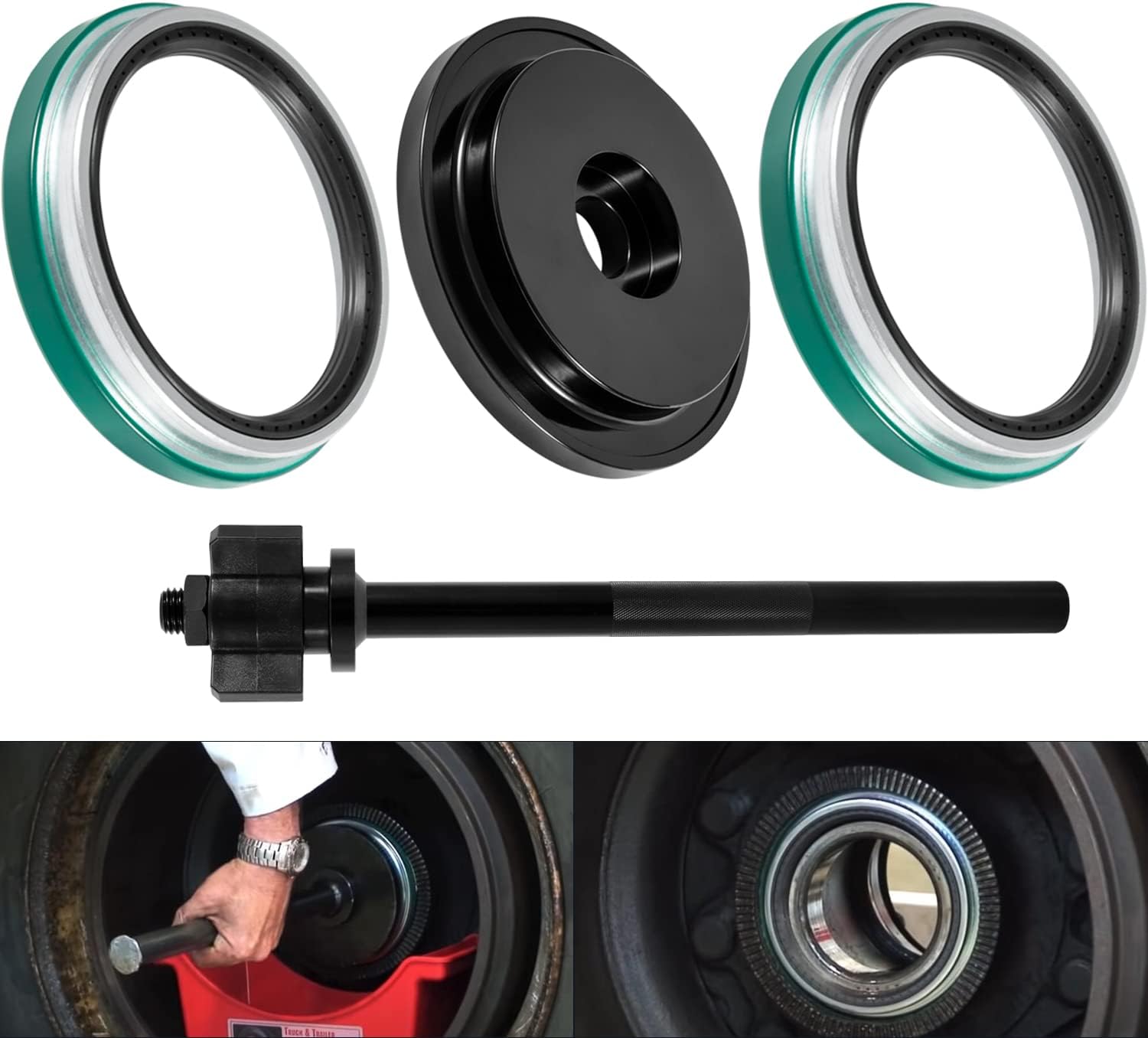 47697 Drive Wheel Hub Seals & Install Kit Replacement for