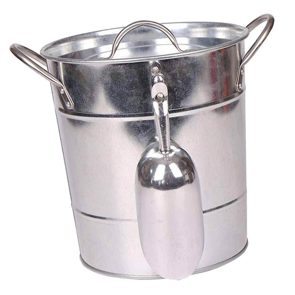 MRKU Cubo de Hielo Cubo de champán Cubitos de Hielo Botella de Vino de Hierro con Tapa con asa de Agarre