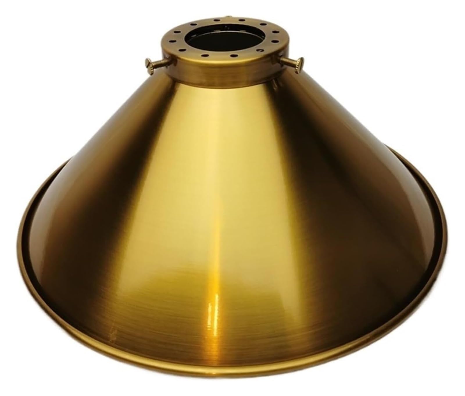 Iulgfsc E With Holder Lampshade， Metal Lampshade Finished Iron Light Shade 4 Style Fixture Shades(E With Holder)
