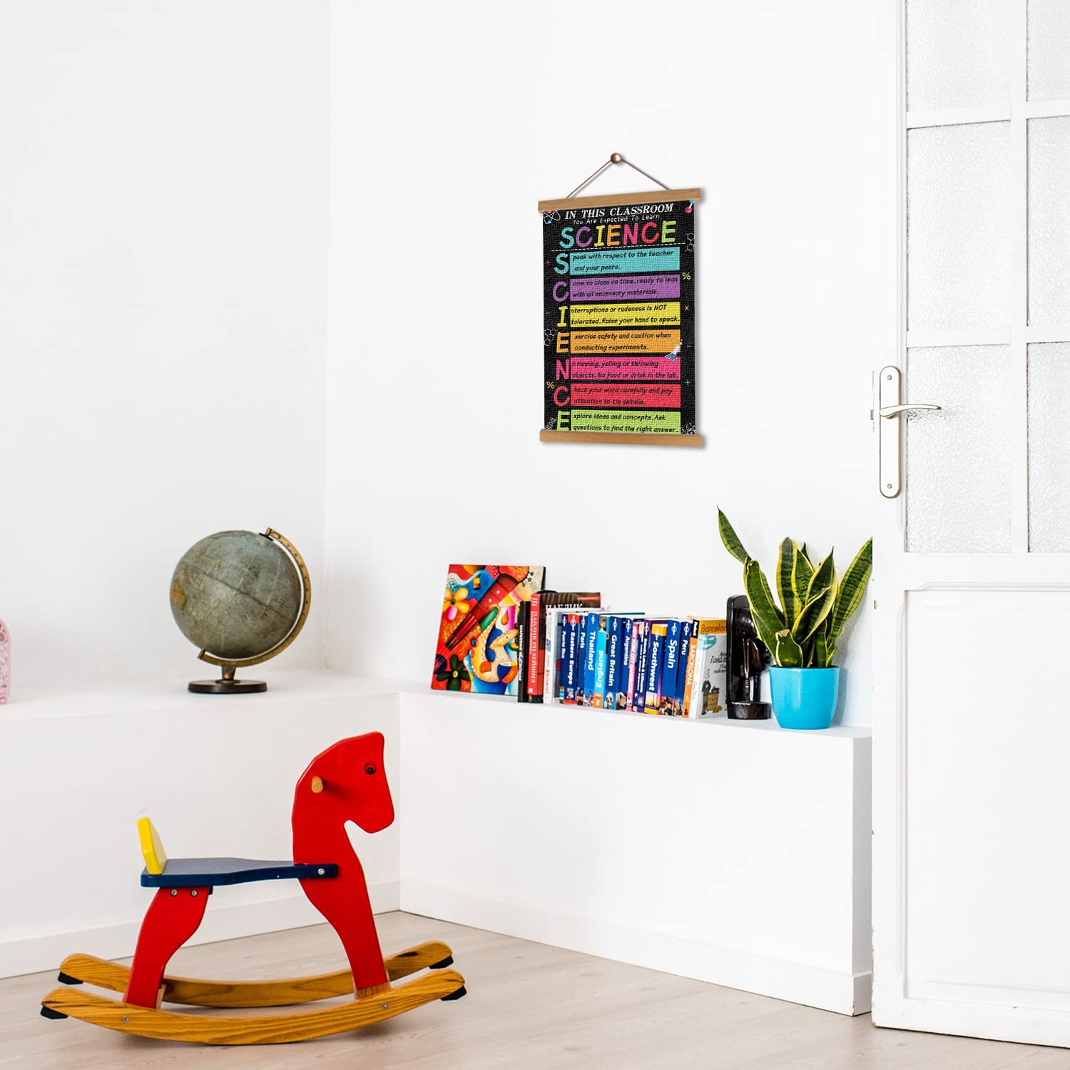 Amazon.com: HPNIUB Science Classroom Wall Art With Wood Magnetic