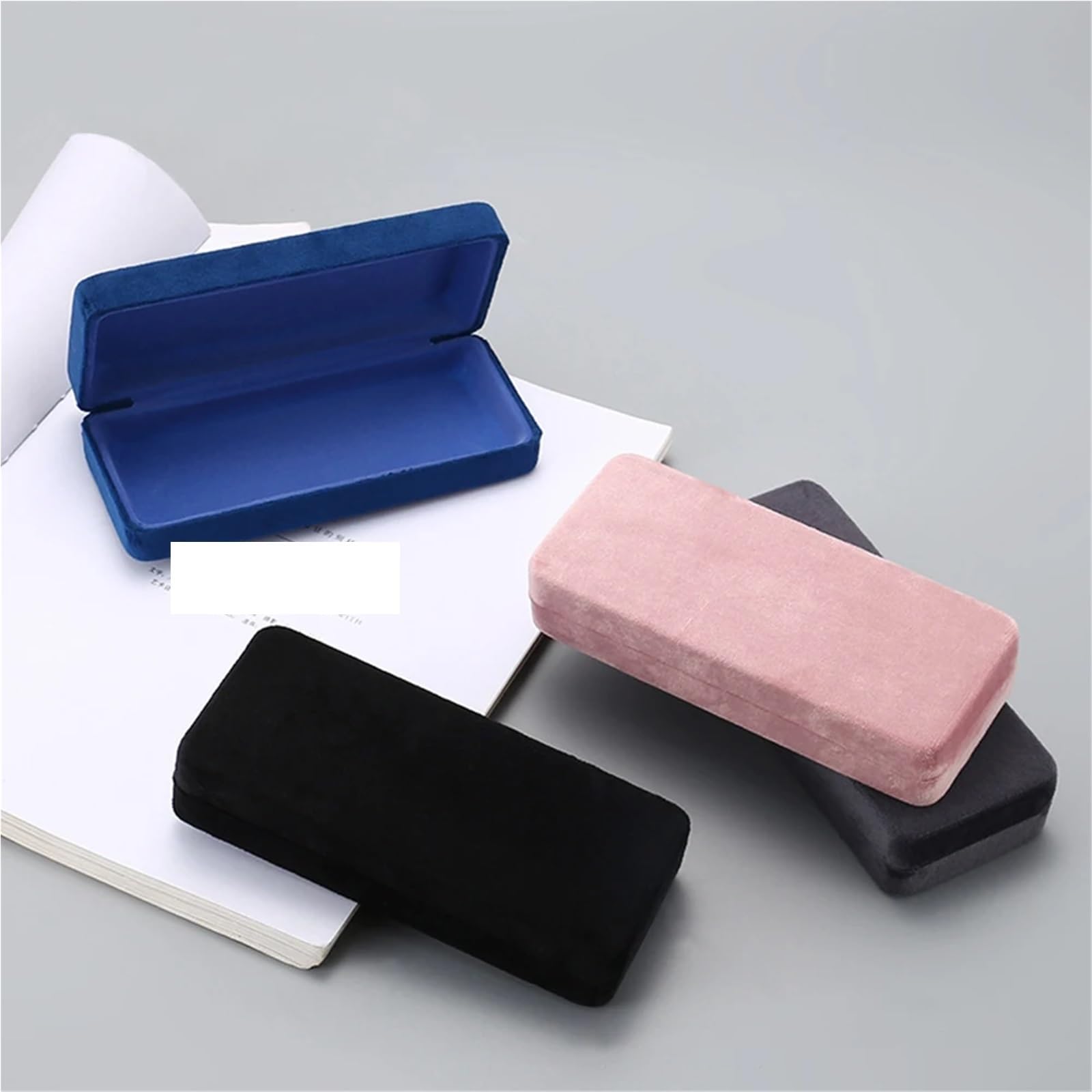 2 uds Estuche for gafas de cuero caja almacenar sol mujer Para Mujer y Hombre