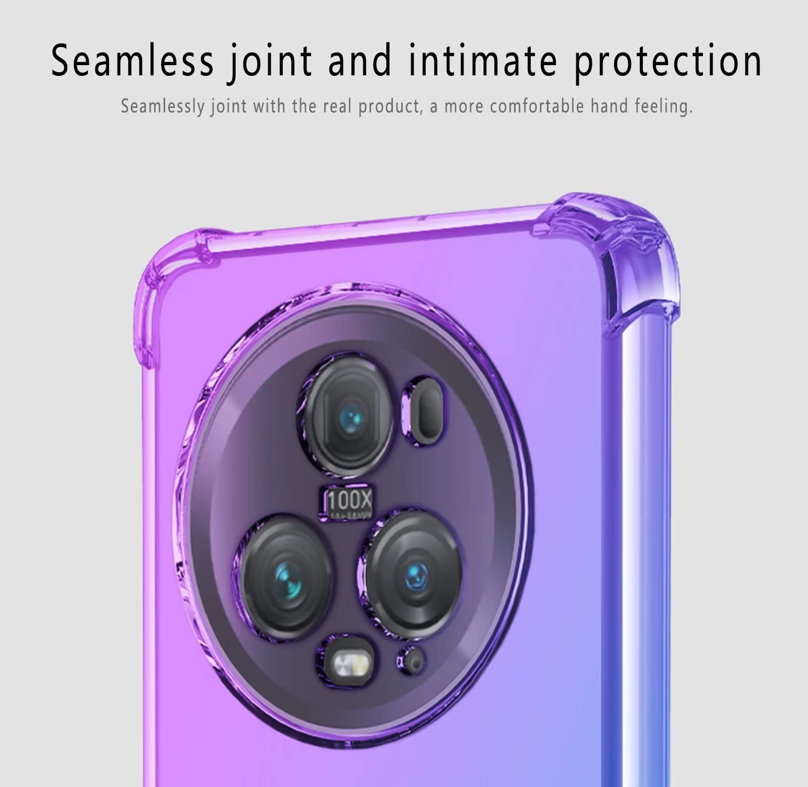 Custodia RankOne Per HONOR Magic5 Pro 5G – Blu Reale, Opaca Con Anello Magnetico E Staffa - 6