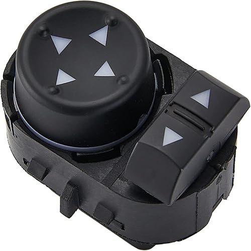 Interruptor de espejo eléctrico ZAPOSTS Compatible con Chevy Silverado GMC Sierra 1500 2500 HD 3500 HD 2007-2014, control del espejo exterior