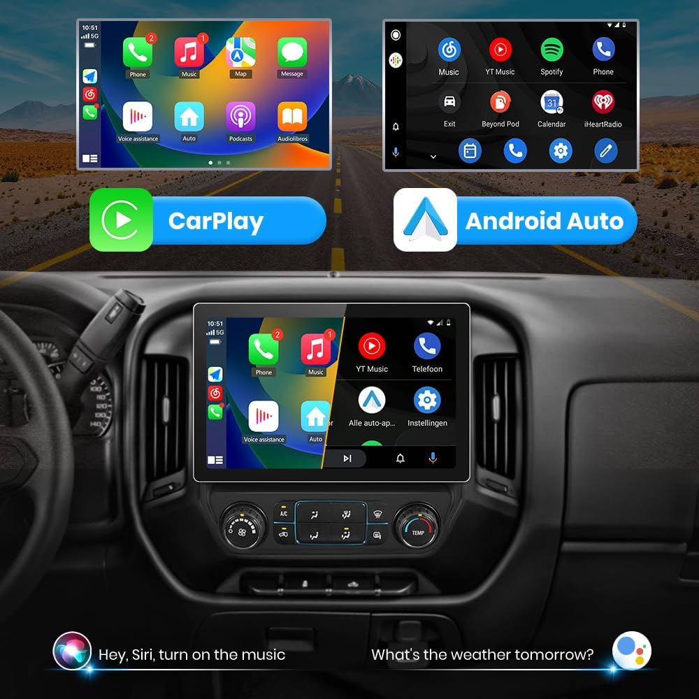 13.1 inch Car Radio for Chevy Silverado GMC Sierra 2014-2018 with CarPlay Android Auto Bluetooth FM Radio Backup Camera image 3
