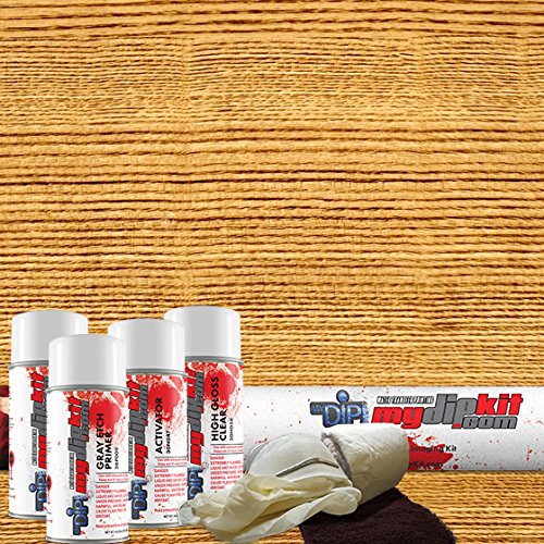 Hydrographics Film Kit - MyDipKit - Water Transfer Printing – SW-330 - Straight Wood (Entry Level)