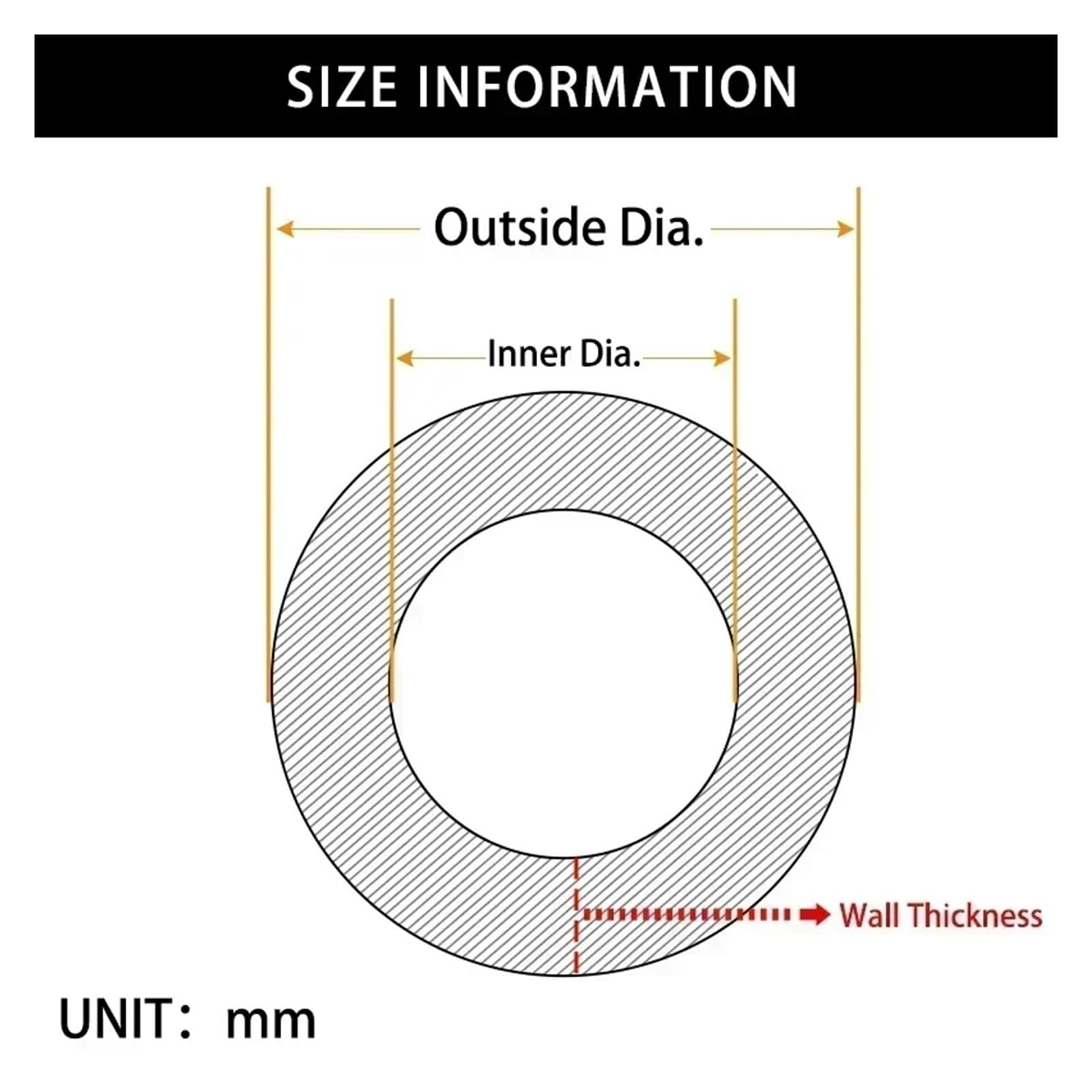 Gelber TPU-Benzinschlauch, ölbeständiges Kraftstoffrohr mit 2–7 mm Innendurchmesser(30METERS_ID 6MM X OD 8MM)