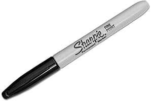 Sharpie 30001 Fine Point Permanent Marker Black (Dozen) - Make a Bold Statement with Precision