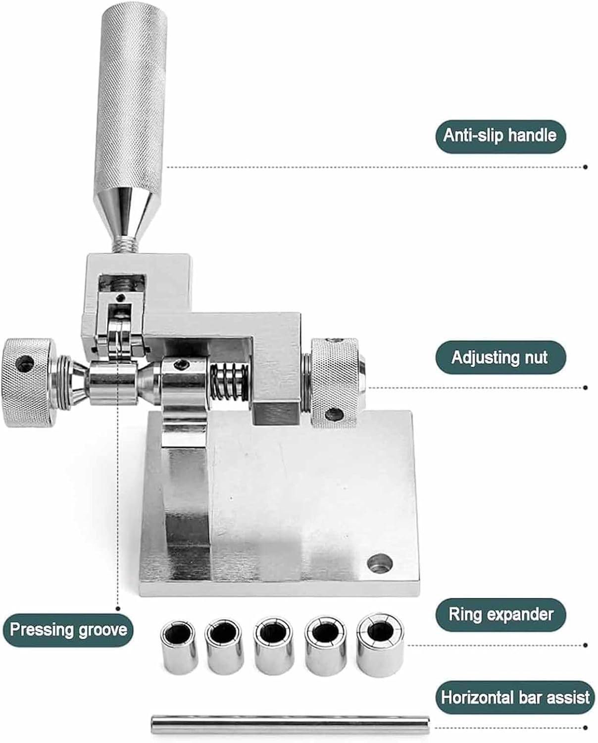 Ring Expander Professional Jewelry Sizer Tool, Ring Expander for Silver & Gold