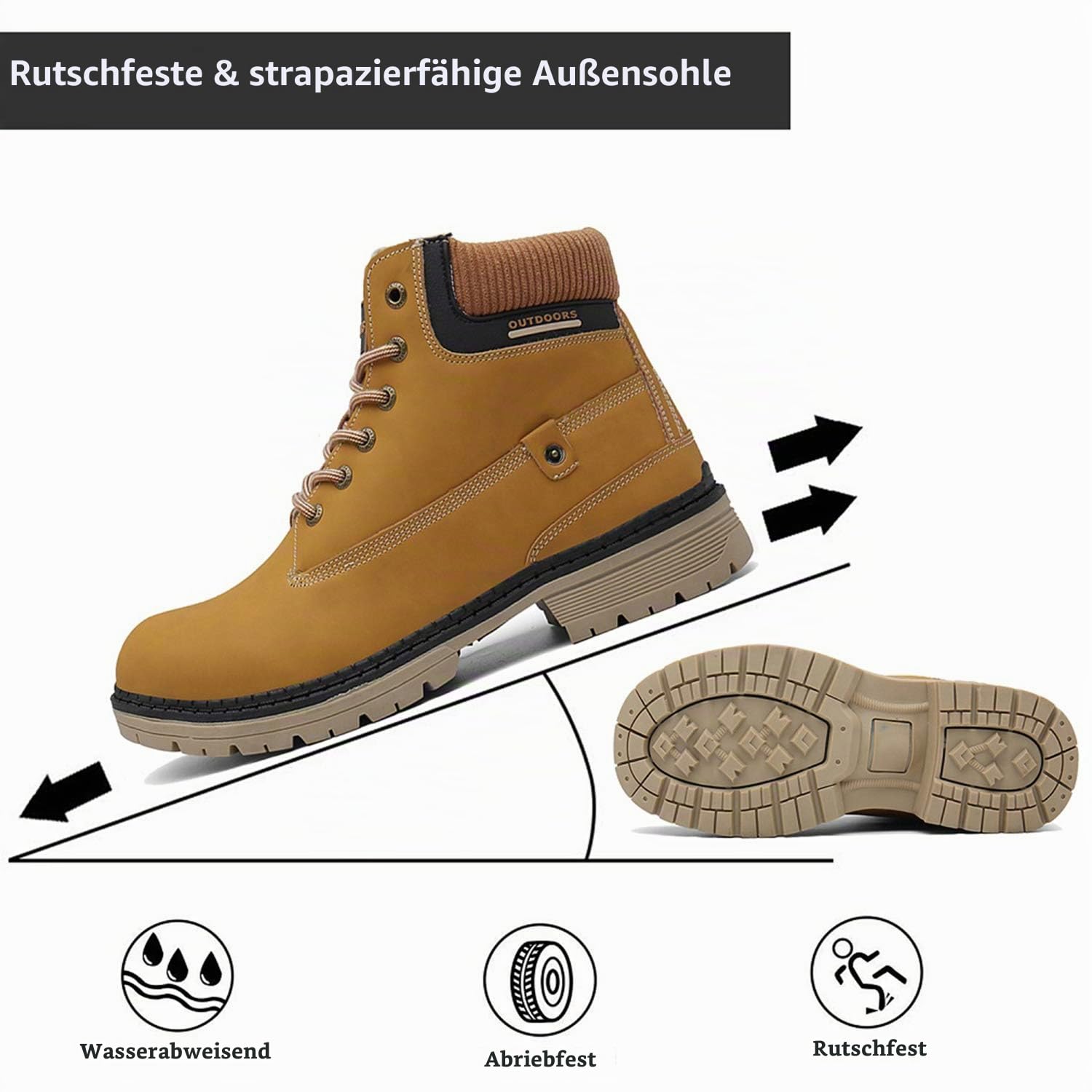Eagsouni Winterschuhe Herren Damen