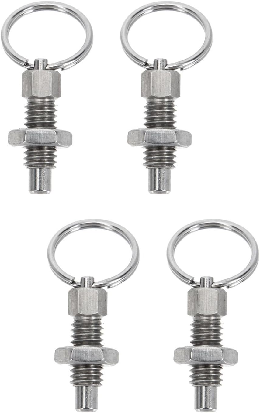 IOFIT 4 Pcs Pull Lock up Indexing Plunger Spring-Loaded Pulls Mechanic Accessories Telescopic