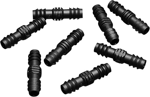 Miniatura 6 de Maitys 8 piezas de accesorios de riego por goteo de 12 pulgada, conectores de riego por goteo de púas en línea, conectores de manguera de remojo de