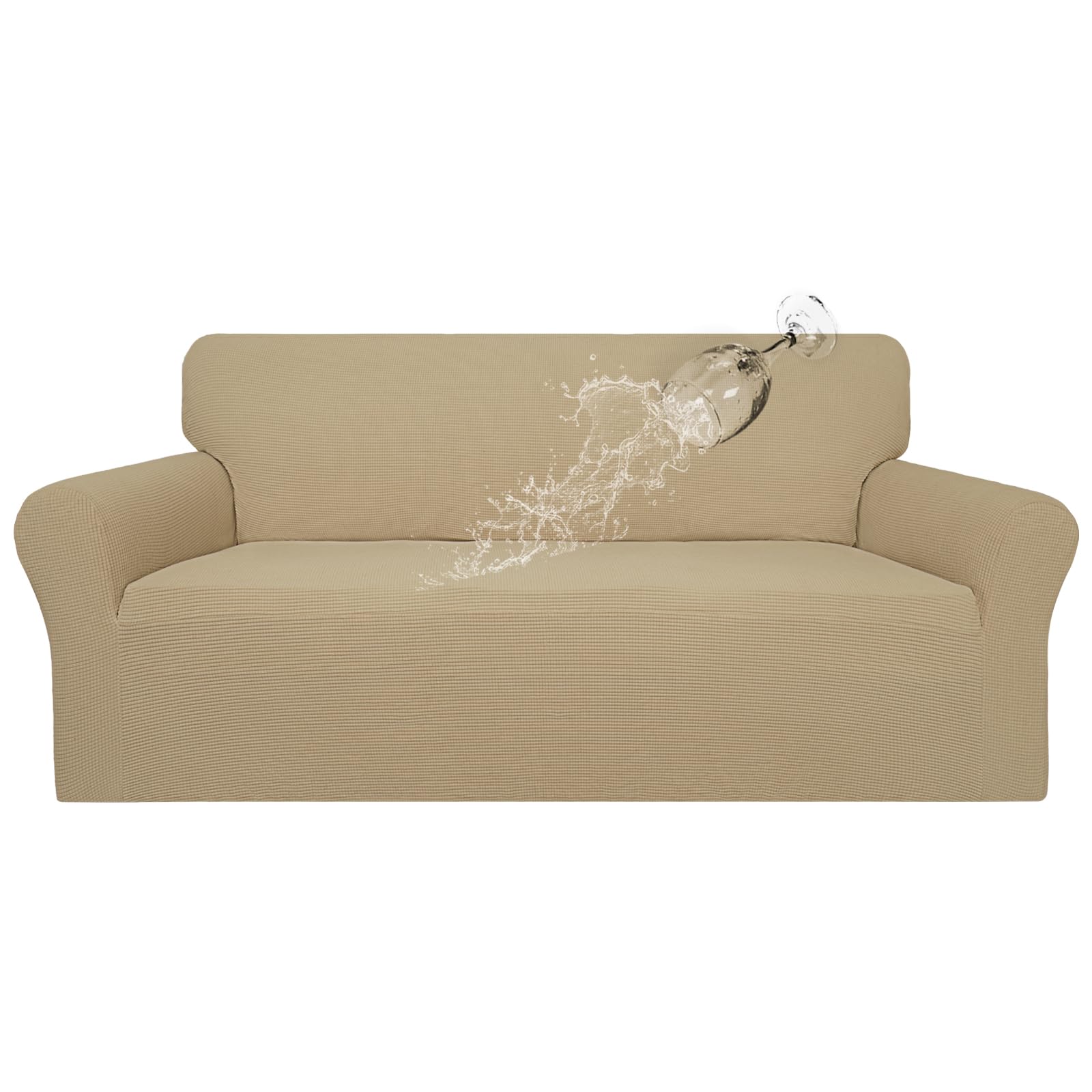 Easy-Going 100% Waterproof Couch Cover, 3 Cushion Couch Slipcover for Sofa