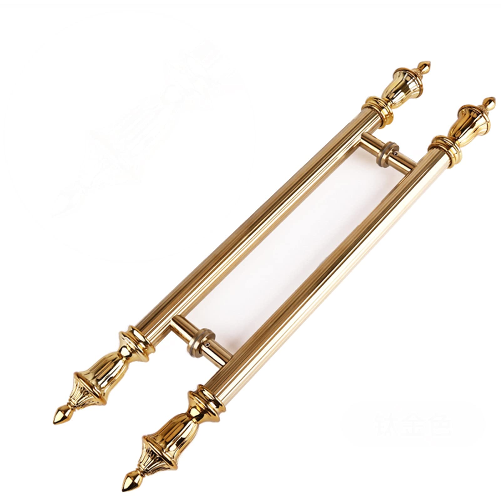 Poignée de porte en verre de bureau dorée 120cm ergonomique et robuste