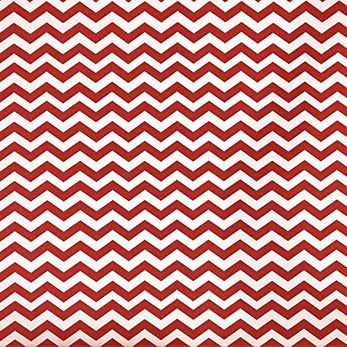 Poltrona Opala Suede Estampado Zig Zag Vermelho D79 e Vermelho Pés Palito Castanho D'Rossi