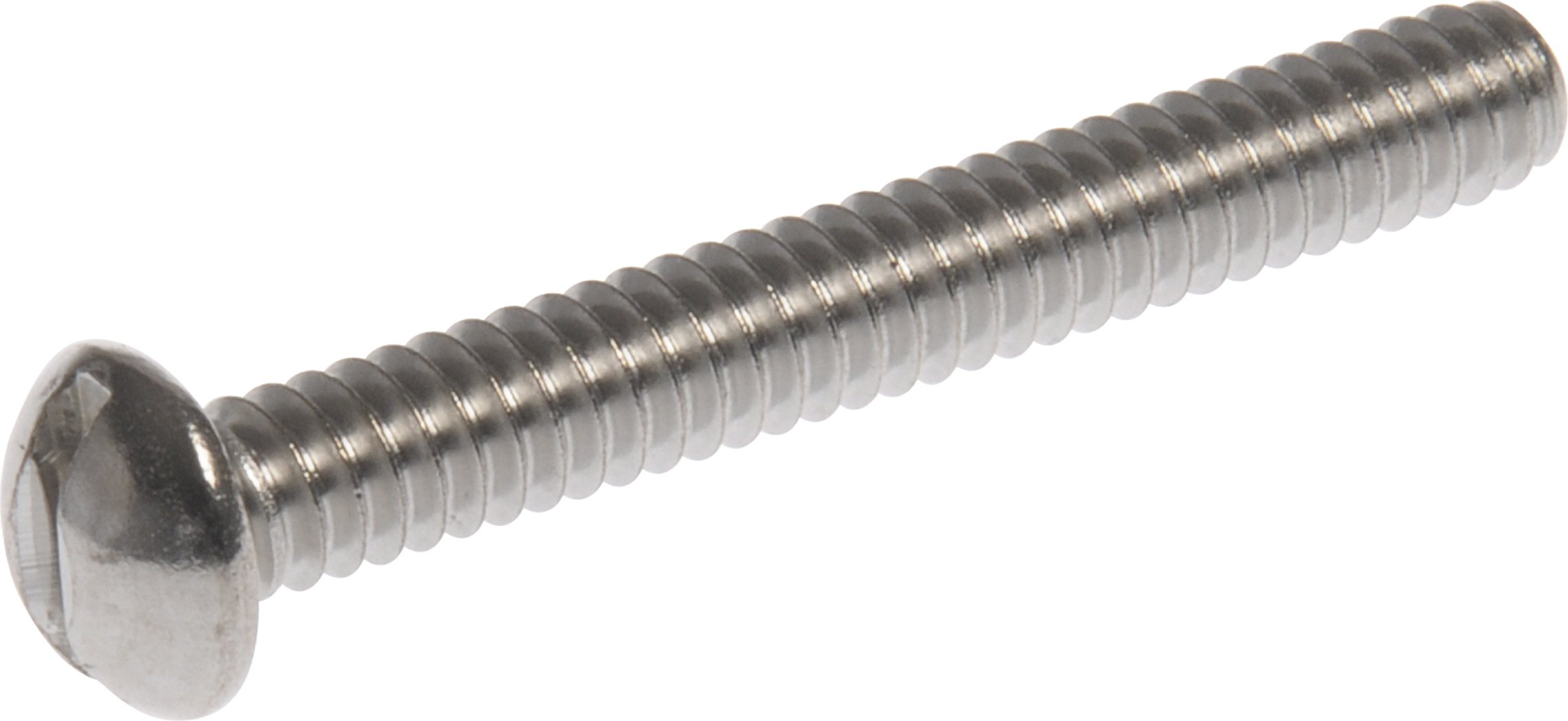 Vis à tête ronde à fente en acier inoxydable Hillman 825132 pour assemblage bois et métal