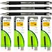 Zebra G301 Gel Pens with Refills, Black Gel Ink, 0.7mm Medium Point, 7-piece Set