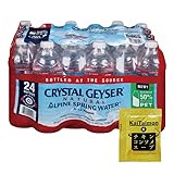 クリスタルガイザー 500ml 72本 [並行輸入品] チキンコンソメスープ付き ミネラルウォーター 天然水 軟水 飲料水 水 まとめ買い