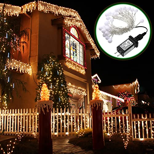 2 Pieces LED Transformer Replacement Class 2 Power Supply for Christmas String Light Inflatable Decorations LED Controller IP44 Waterproof Low Voltage Transformer US Power Adapter (4.5V2.7W 0.6A) by Moukeren - Image 6