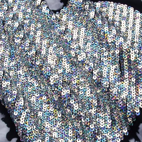 Image of PESION Womens Short Sleeve T-Shirt Sequined Tops O-Neck Funny Graphic Tees Blouse