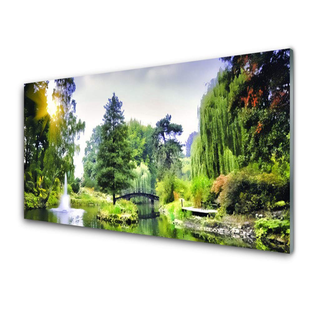 Tableau en verre acrylique 100x50cm nature - Tulup déco murale