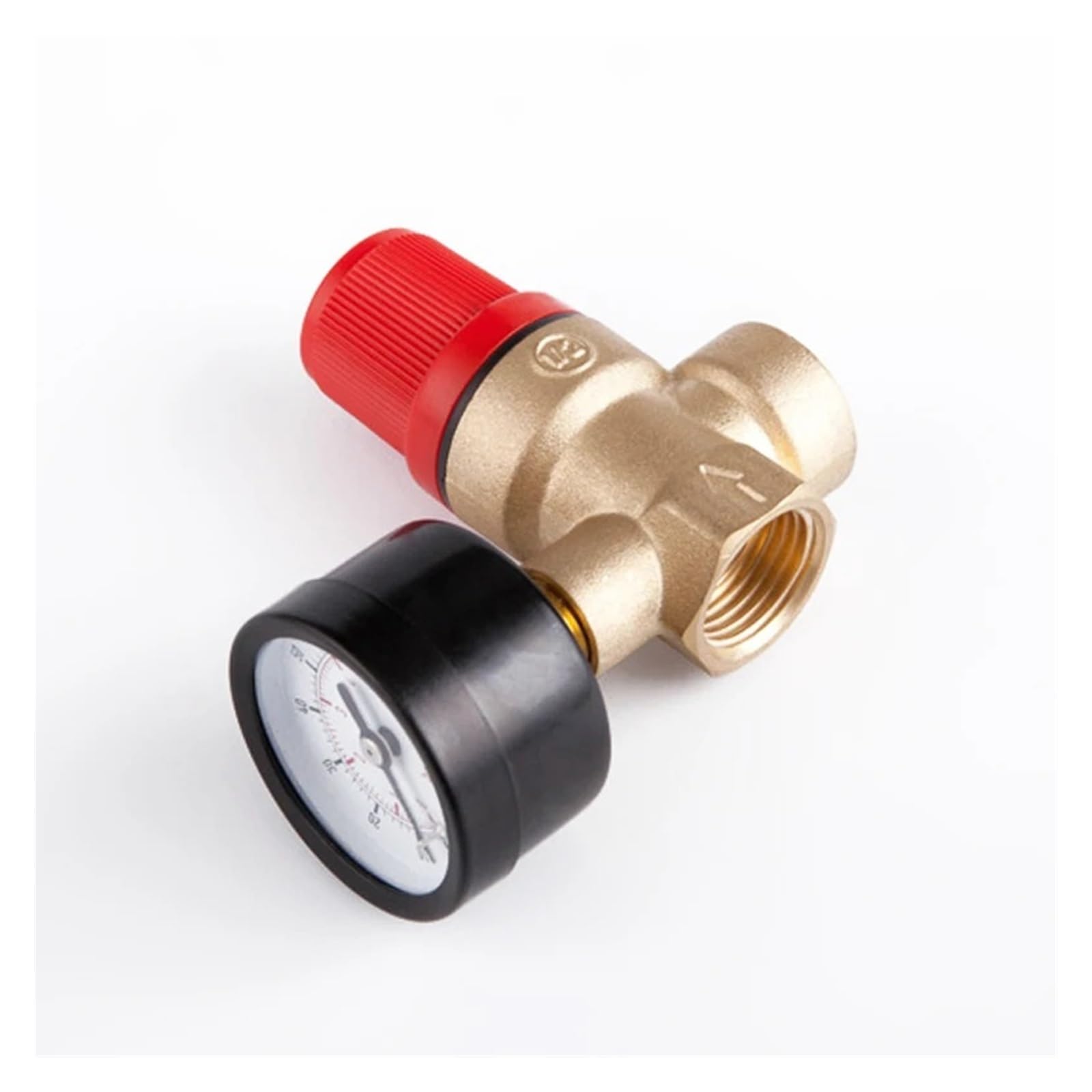 Valvola di sicurezza per scaldabagni in ottone DN15 1-9Bar | Valvola di sfiato con dado da 1/2" F(3Bar)