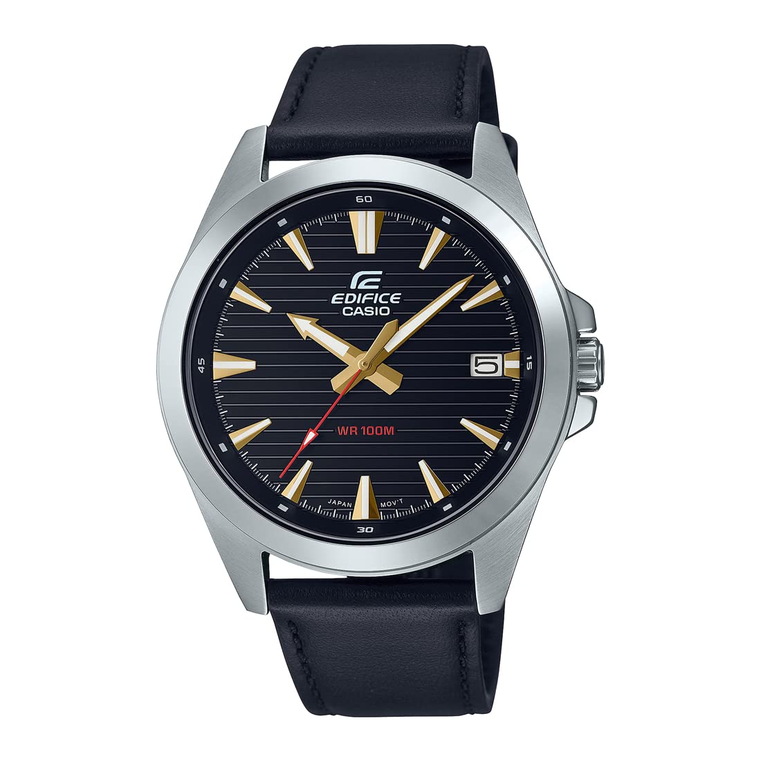 Casio Edifice Analog Black Dial Men EFV-140L-1AVUDF (ED538) (B09TP6VMF2) Amazon Price History, Amazon Price Tracker