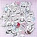 BANAMANA Papeterie Stuff 40pcs / Pack Kawaii Self-Made Panda Beau bébé Autocollants Scrapbooking Stickers décoratifs Artisanat Albums pour Le Bureau et l'école
