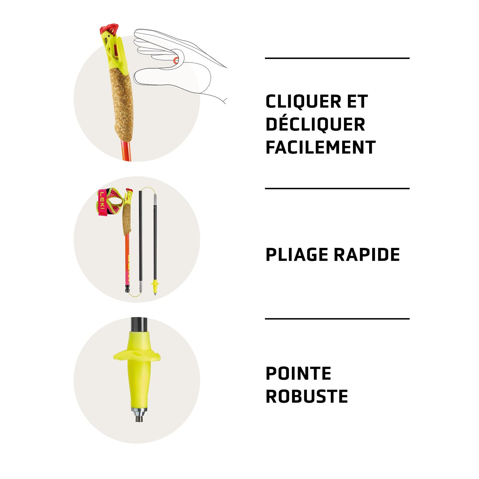 LEKI Micro Flash Carbon bâtons