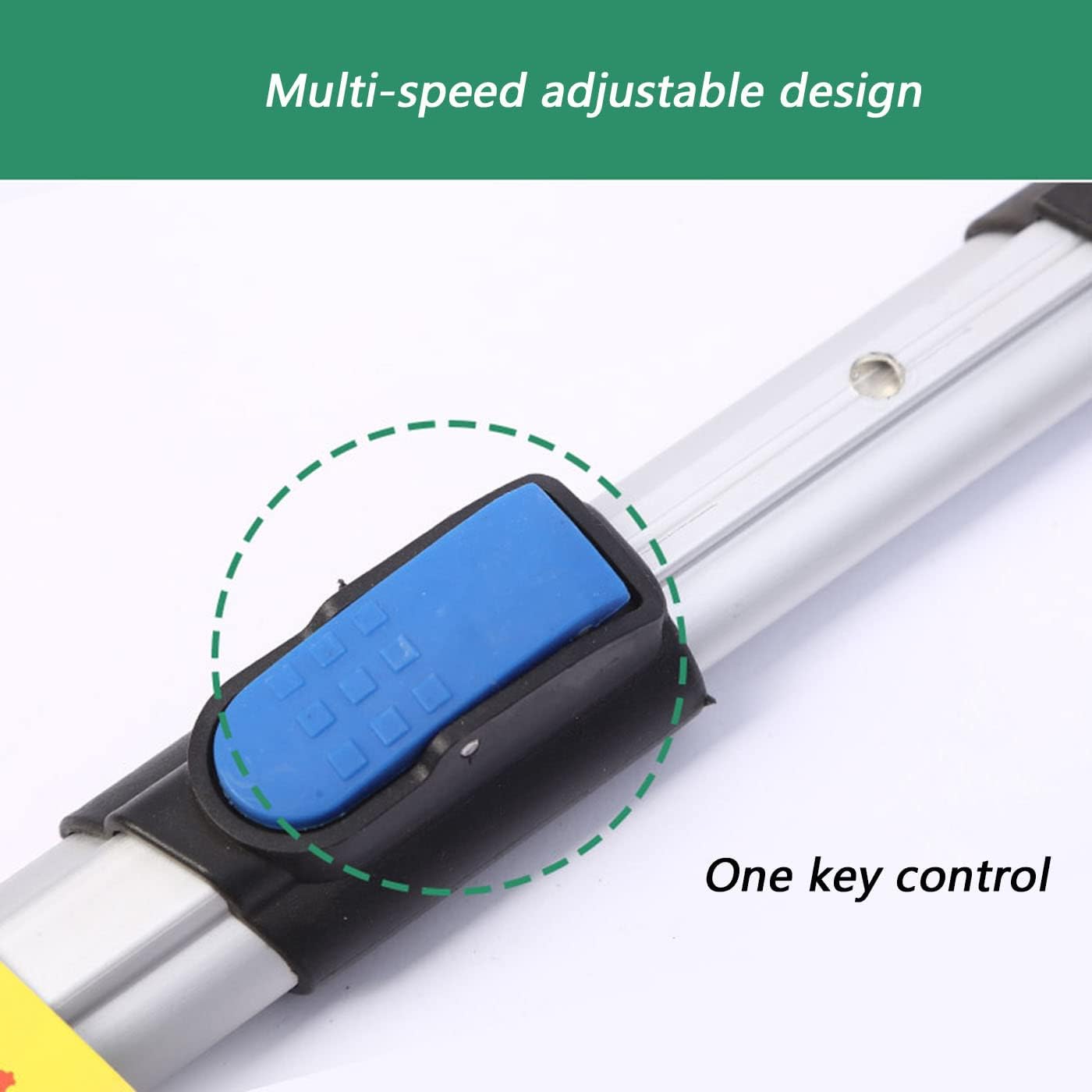 Retractable Garden Scissors SK-5 Steel Blade Alloy Handle Non-Slip wear-Resistant Multi-Speed Adjustment Lengthened Gardening Scissors/Blue (Blue)