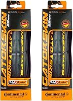 Continental GatorSkin DuraSkin Folding Bike Tires 700x23mm, 2-Pack - Puncture-Proof for Urban & Touring Riders